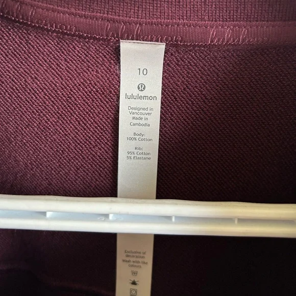 Lululemon All Yours Cropped Crew - Picture 4 of 4